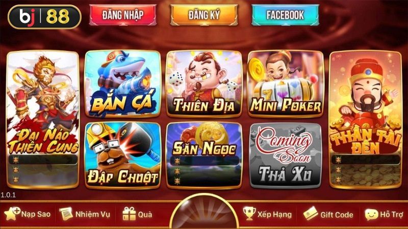 Các tựa game nổ hũ truyền thống tại nhà cái Bj88